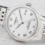 Tissot Le Locle Powermatic 80 Silver Dal Silver Steel Strap Watch For Men - T006.407.11.033.00