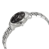 Jam Tangan Tissot Le Locle Automatic Lady Black Dial Silver Steel Strap Untuk Wanita - T41.1.183.56