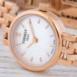 Tissot T Jam Tangan Wanita Tali Baja Rose Gold Dial Perak Cantik Untuk Wanita - T058.009.33.031.01