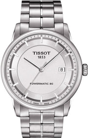 Tissot Luxury Powermatic 80 Silver Dial Silver Steel Strap Watch For Men - T086.407.11.037.00