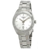 Tissot PR 100 Sport Chic Silver Dial Silver Steel Strap Watch for Women - T101.910.11.031.00