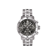 Tissot PRS 200 Grey Dial Chronograph Grey Dial Silver Steel Strap Watch For Men - T067.417.11.051.00
