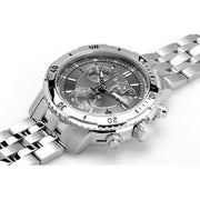 Tissot PRS 200 Grey Dial Chronograph Grey Dial Silver Steel Strap Watch For Men - T067.417.11.051.00