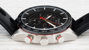 Tissot PRS 516 Chronograph Black Dial Black Leather Strap Watch For Men - T100.417.16.051.00