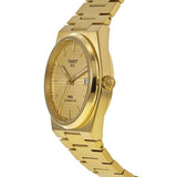 Tissot PRX Powermatic 80 Gold Dial Gold Steel Strap Watch for Men - T137.407.33.021.00