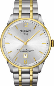 Tissot Chemin Des Tourelles Powermatic 80 Lady Silver Dial Two Tone Steel Strap Watch For Women - T099.207.22.037.00