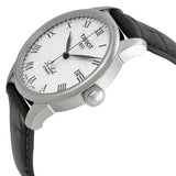 Jam Tangan Pria Tissot T Classic Le Locle Automatic Silver Dial Black Leather Strap - T41.1.423.33