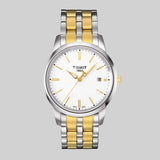 Tissot T Classic Dream White Dial Two Tone Steel Strap Watch for Men - T033.410.22.011.01