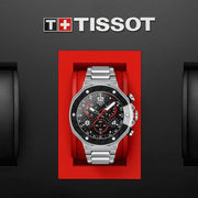 Tissot T Race Marc Marquez Limited Edition Black Dial Silver Steel Strap Watch for Men - T141.417.11.051.00