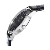 Tissot Classic Dream Black Dial Black Leather Strap Watch for Men - T033.410.16.053.01