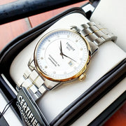Tissot Luxury Powermatic 80 Silver Dial Silver Steel Strap Watch For Men - T086.408.22.036.00