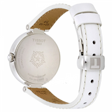 Jam Tangan Tissot T Lady Flamingo Mother of Pearl White Dial White Leather Strap Untuk Wanita - T094.210.26.111.01