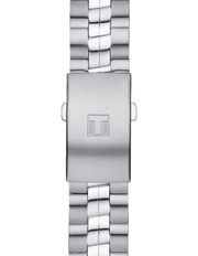 Tissot T Classic PR 100 Chronograph Silver Dial Silver Steel Strap Watch For Men - T101.417.11.031.00