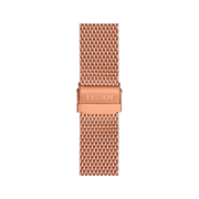 Tissot T Classic PR 100 Chronograph Silver Dial Rose Gold Mesh Bracelet Watch For Men - T101.417.33.031.01