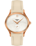 Tissot T Lady Bella Ora Mother of Pearl Dial Cream Leather Strap Watch for Women - T103.310.36.111.00