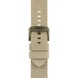 Tissot T Sport Chrono XL Beige Dial Khakhi Green Nylon Strap Watch for Men - T116.617.33.267.00