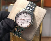 Tissot Le Locle Automatic Double Happiness Lady Silver Dial Silver Steel Strap Watch For Women - T41.1.183.35
