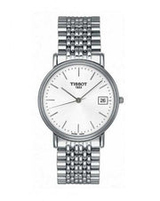 Tissot T Classic Desire Silver Dial Silver Mesh Bracelet Watch for Men - T52.1.481.31