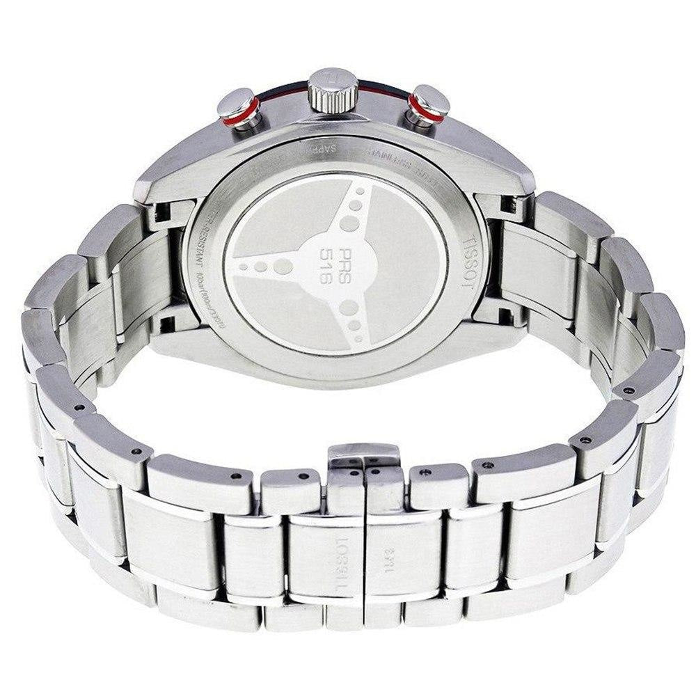 Tissot Orologio da uomo TIST0444172105100 PRS 516 quadrante nero, Nero, Bracciale Tissot Orologio da uomo TIST0444172105100 PRS 516 quadrante nero, Nero, Bracciale