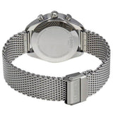 Tissot PR 100 Chronograph Black Dial Silver Mesh Bracelet Watch For Men - T101.417.11.051.01