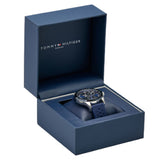 Tommy Hilfiger Austin Quartz Blue Dial Blue Rubber Strap Watch for Men - 1791635