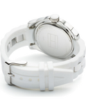 Tommy Hilfiger K2 White Dial White Rubber Strap Watch for Women - 1781306