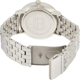 Tommy Hilfiger Jenna Quartz White Dial Silver Steel Strap Watch for Women - 1782068