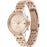 Tommy Hilfiger Madison Chronograph Quartz Rose Gold Dial Rose Gold Steel Strap Watch For Women - 1782190