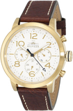 Tommy Hilfiger Jake Quartz White Dial Brown Leather Strap Watch for Men - 1791231