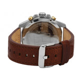 Tommy Hilfiger Decker Blue Dial Brown Leather Strap Watch for Men - 1791561