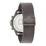 Tommy Hilfiger Shawn Chronograph Quartz Grey Dial Grey Mesh Bracelet Watch for Men - 1791613