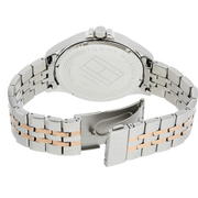 Tommy Hilfiger Shawn Quartz White Dial Two Tone Steel Strap Watch for Men - 1791617