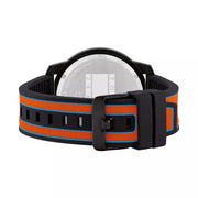 Tommy Hilfiger Wynwood Chronograph Black Dial Orange Silicone Strap Watch For Men - 1710583