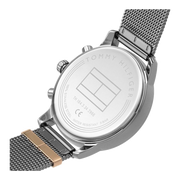 Tommy Hilfiger Blake Quartz Grey Dial Silver Mesh Bracelet Watch for Men - 1782304