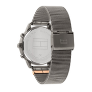 Tommy Hilfiger Blake Quartz Grey Dial Silver Mesh Bracelet Watch for Men - 1782304