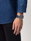 Tommy Hilfiger Decker Blue Dial Blue Rubber Strap Watch for Men - 1791476