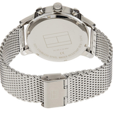 Tommy Hilfiger Harrison Quartz Grey Dial Silver Mesh Bracelet Watch for Men - 1790877