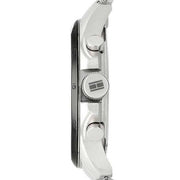 Tommy Hilfiger Iconic Quartz Black Dial Silver Steel Strap Watch for Men - 1791564