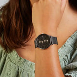 Tommy Hilfiger Jenna Multifunction Grey Dial Grey Mesh Bracelet Watch For Women - 1781945