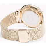 Tommy Hilfiger Jenna Quartz White Dial Gold Mesh Bracelet Watch For Women - 1781943