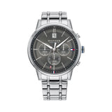 Tommy Hilfiger Kyle Chronograph Grey Dial Silver Steel Strap Watch for Men - 1791632