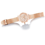 Tommy Hilfiger Blake Chronograph Rose Gold Dial Rose Gold Mesh Bracelet Watch For Women - 1781907