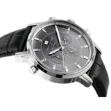 Tommy Hilfiger Harrison Chronograph Black Dial Black Leather Strap Watch for Men - 1790875