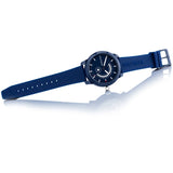 Tommy Hilfiger Denim Quartz Blue Dial Blue Rubber Strap Watch for Men - 1791482