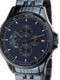 Tommy Hilfiger Shawn Quartz Blue Dial Blue Steel Strap Watch for Men - 1791618