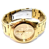 Guess G-Twist Gold Dial Gold Steel Strap Watch for Women - W1082L2