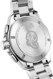 Tag Heuer Aquaracer Chronograph Black Dial Silver Steel Strap Watch for Men - CAY1110.BA0927