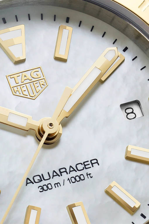 Tag Heuer Aquaracer Ladies 18K Yellow Gold and Steel Watch WBD1421.BB0321