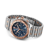 Breitling Chronomat B01 42mm Blue Dial Two Tone Steel Strap Watch for Men - UB0134101C1U1