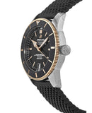 Breitling Superocean Heritage II B20 42mm Black Dial Black Mesh Bracelet Mens Watch - UB2010121B1S1